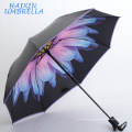 Manual plegable venta al por mayor diseño de venta caliente moda color lluvia parasol parasol personificado favores de la boda para la promoción